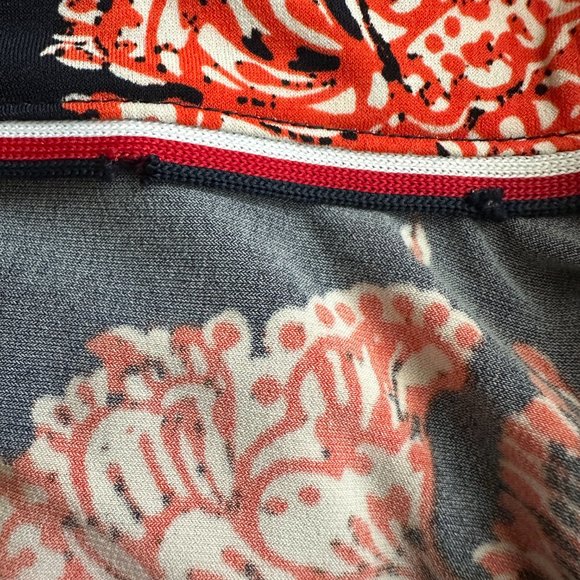 Tommy Hilfiger Floral Twist Front Sleeveless Tank Shell Top Women's Medium - Picture 7 of 7